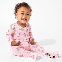 Candy Cane Lane Bamboo Convertible Footie