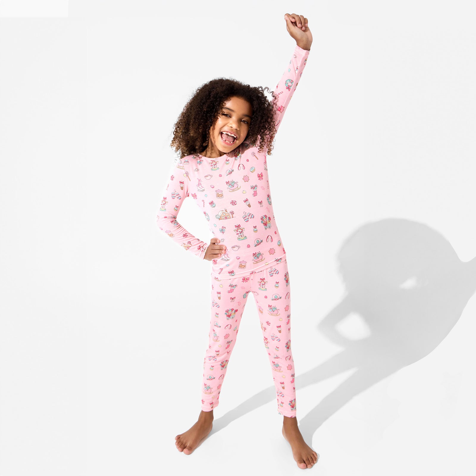 Candy Cane Lane Bamboo Kids Pajamas