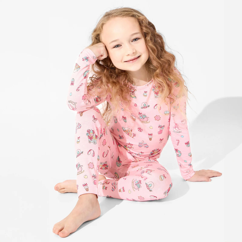 Pretty In Pink Holiday Bundle - Bamboo Kids Pajamas