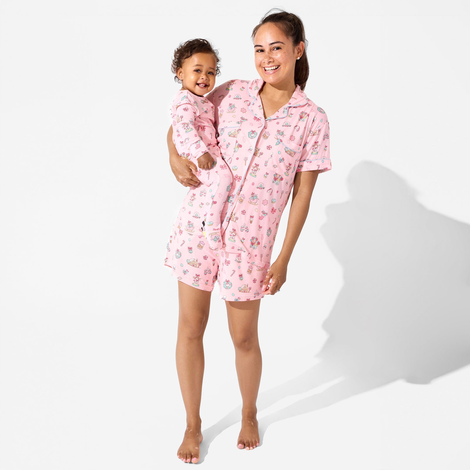 Candy Cane Lane Bamboo Convertible Footie