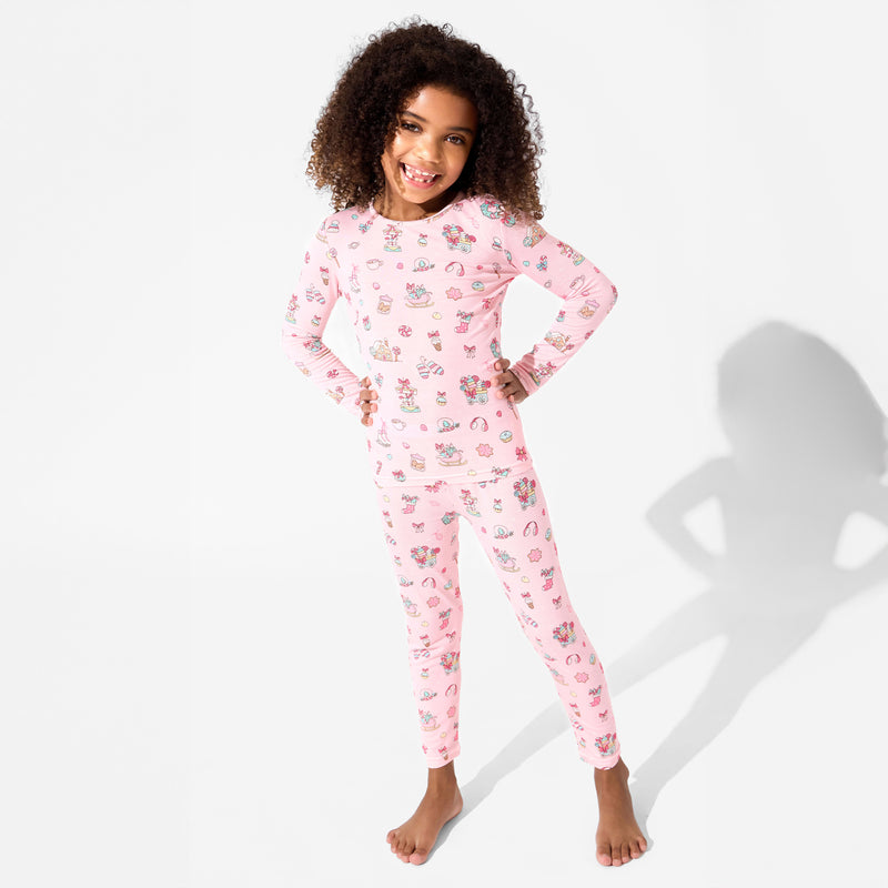 Candy Cane Lane Bamboo Kids Pajamas