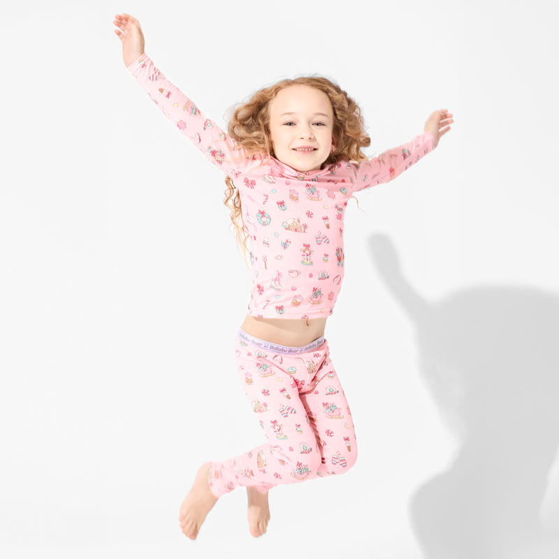 Candy Cane Lane Bamboo Kids Pajamas