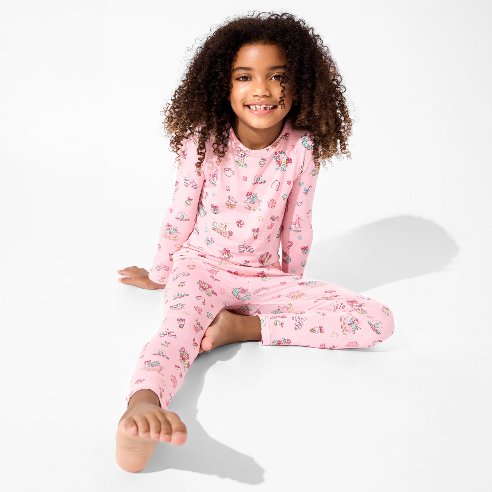 Candy Cane Lane Bamboo Kids Pajamas