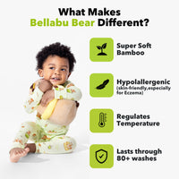 Capybara Boba Bamboo Convertible Footie