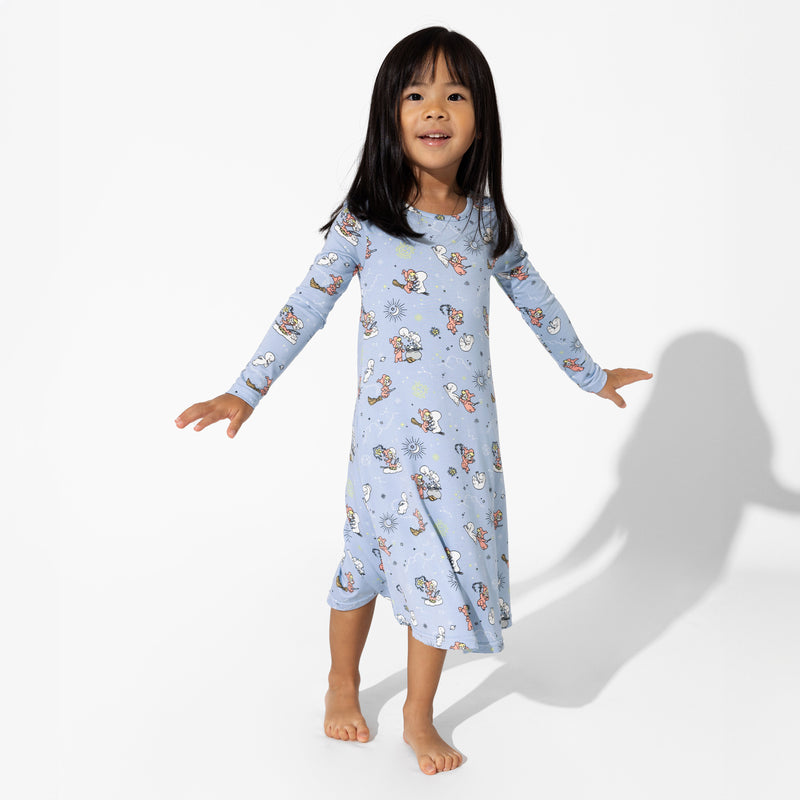 Casper & Wendy Bamboo Girls' Long Sleeve Dress: Cozy & Eco-Friendly - Bellabu Bear Casper & Wendy Bamboo Girls' Long Sleeve Dress: Cozy & Eco-Friendly - Bellabu Bear