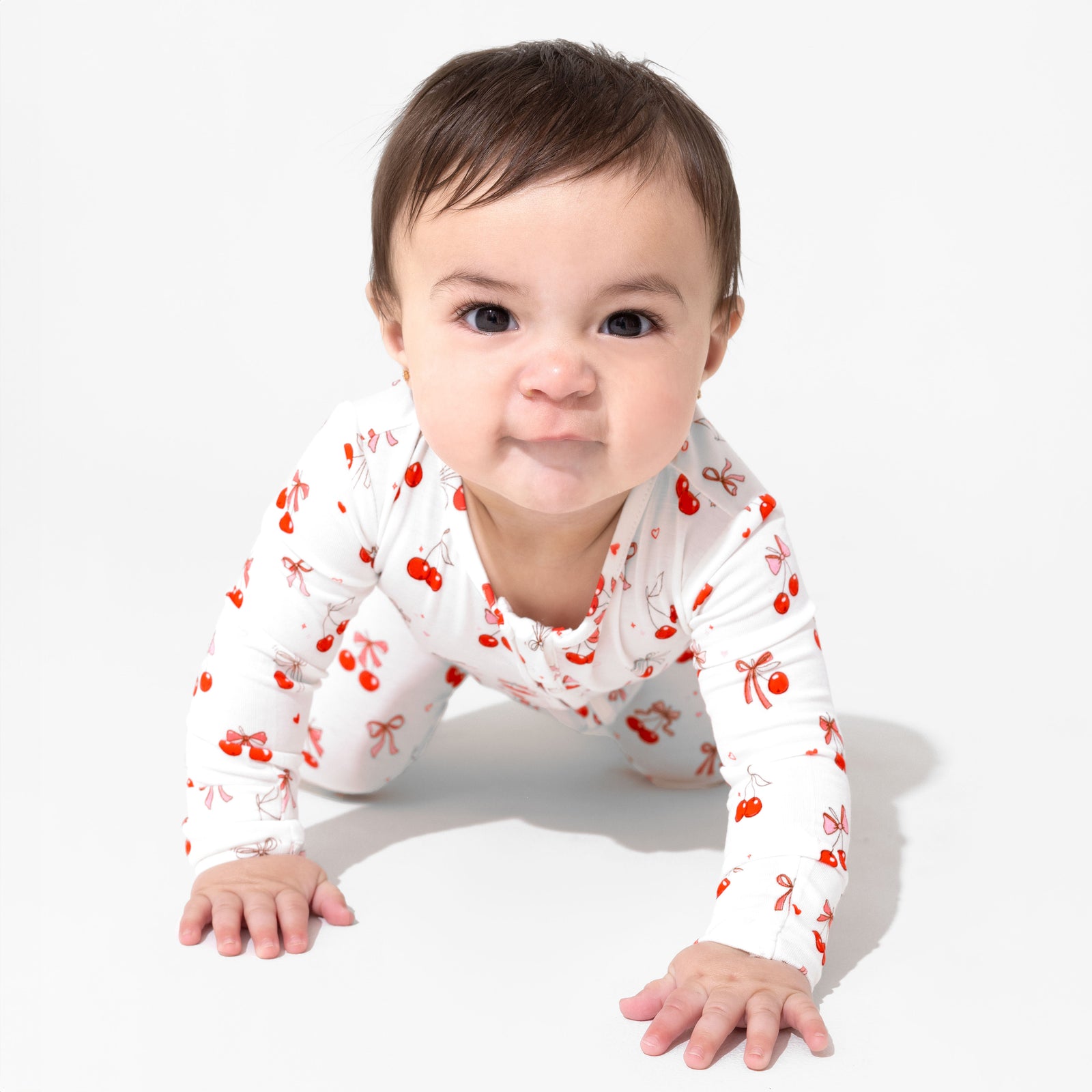 Cherry On Top Bamboo Convertible Footie