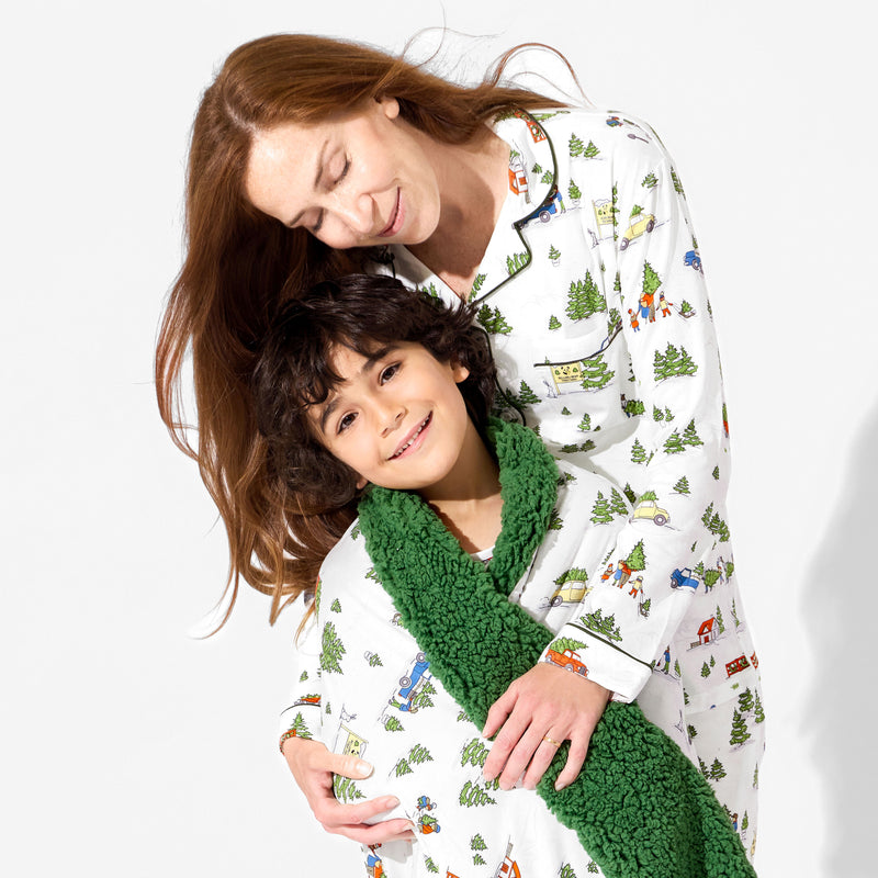 Christmas Tree Farm Bamboo Women's Pajama Set