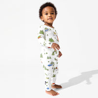 Christmas Tree Farm Bamboo Convertible Footie