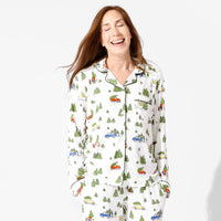 Christmas Tree Farm Bamboo Women's Pajama Set