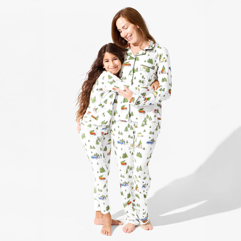 Christmas Tree Farm Bamboo Women's Pajama Set