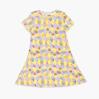 Clueless As If! Bamboo Girls' Short Sleeve Dress
