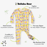 Clueless As If! Bamboo Convertible Footie