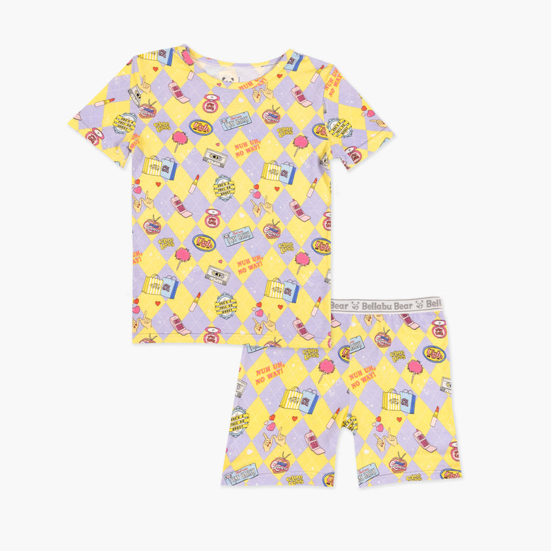 Clueless As If! Bamboo Kids Pajama Short Set