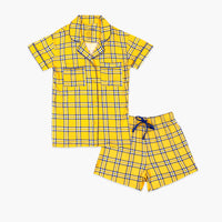 Clueless Total Betty Plaid Bamboo Women's Pajama Short Set