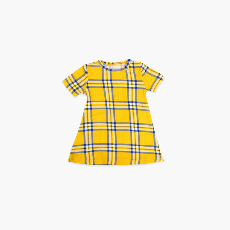 Clueless Total Betty Plaid Bamboo Matching Girls' 18" Doll Dress