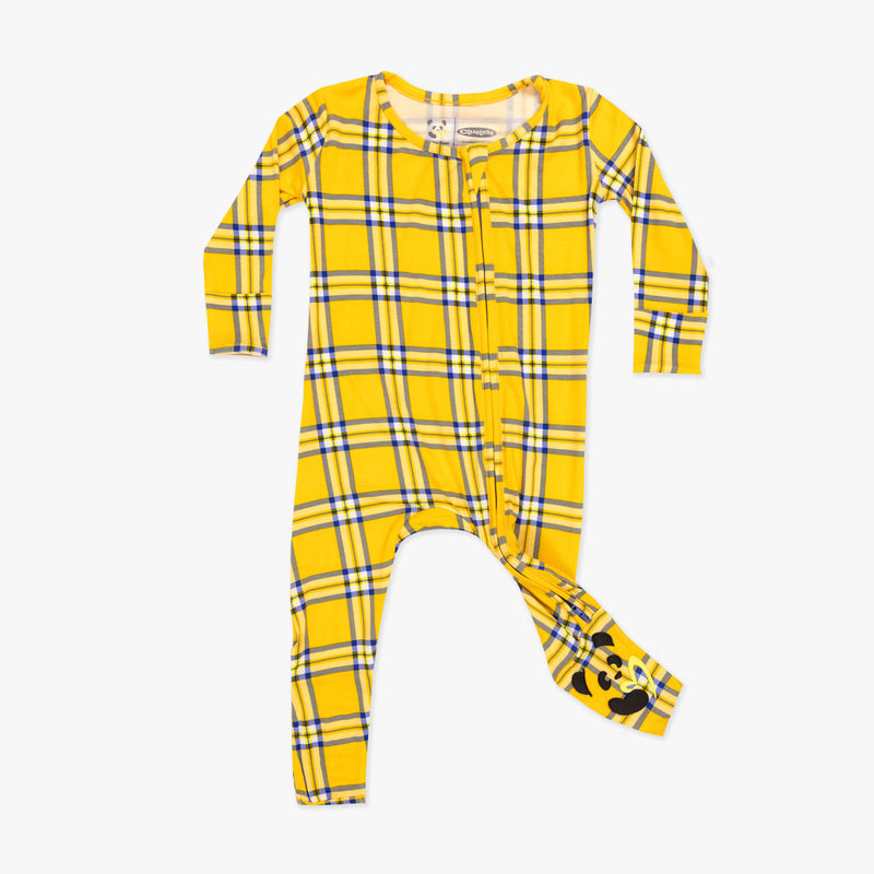 Clueless Total Betty Plaid Bamboo Convertible Footie