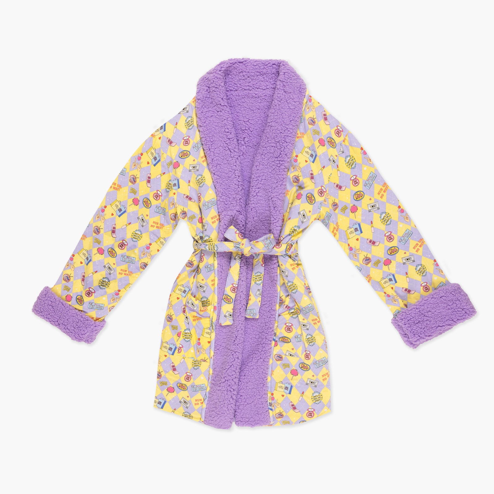 Clueless As If! Bamboo Sherpa Bathrobe