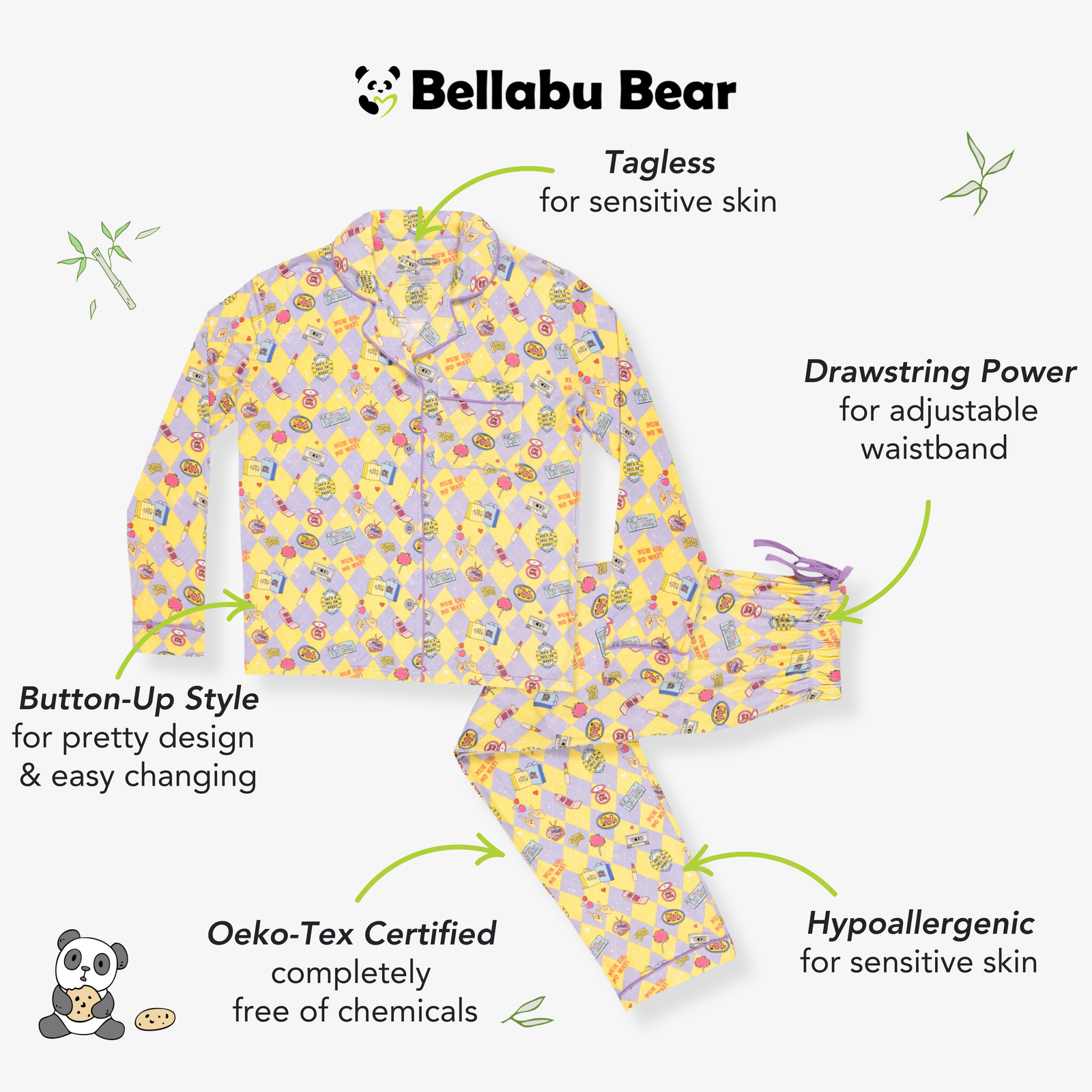 Clueless As If! Bamboo Women's Pajama Set