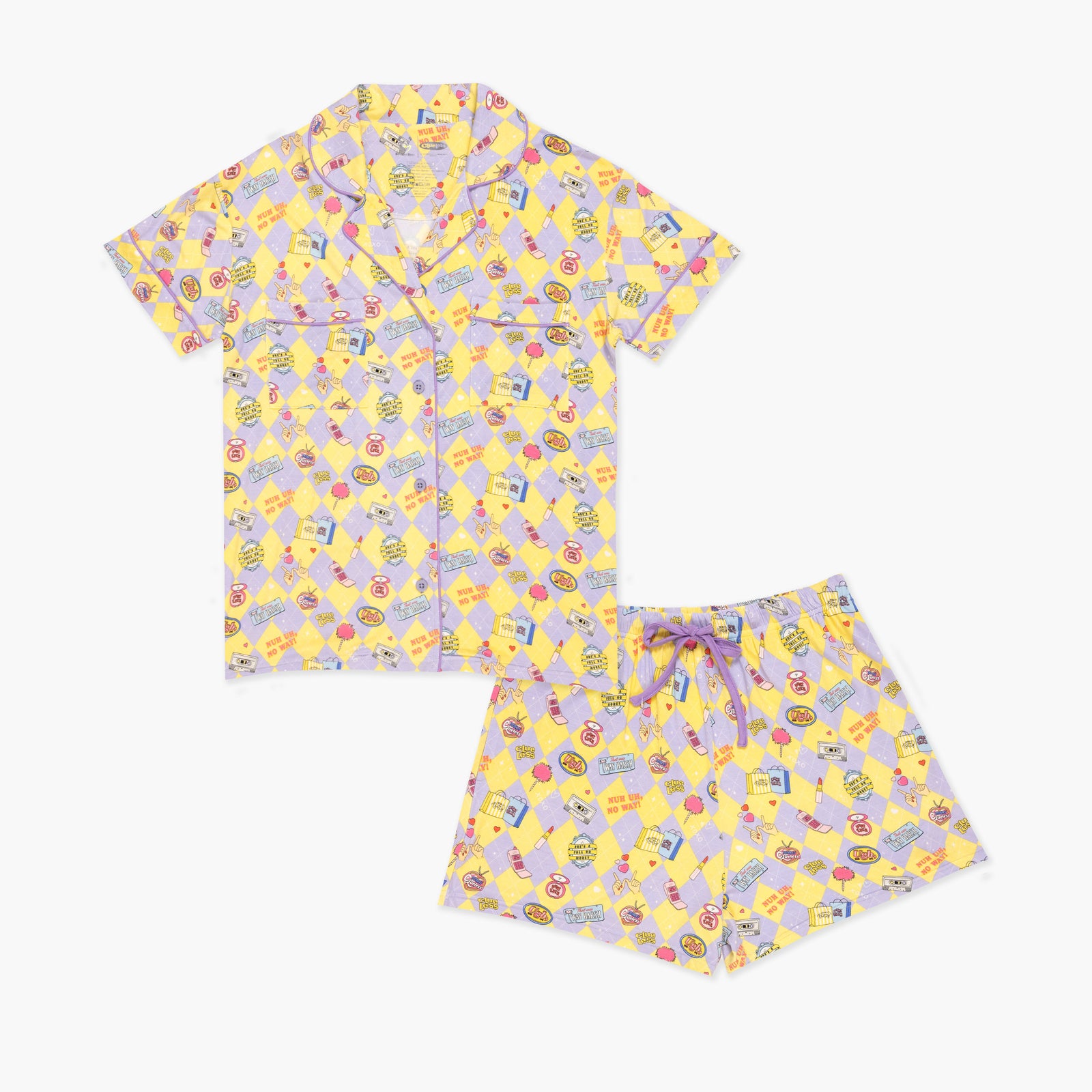 Clueless As If! Bamboo Women's Pajama Short Set