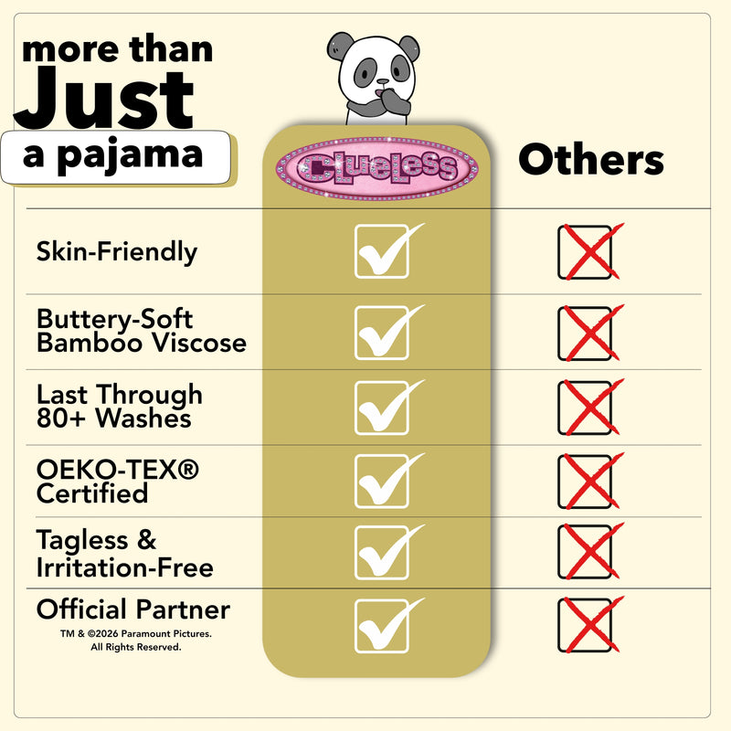 Clueless As If! Bamboo Kids Pajamas