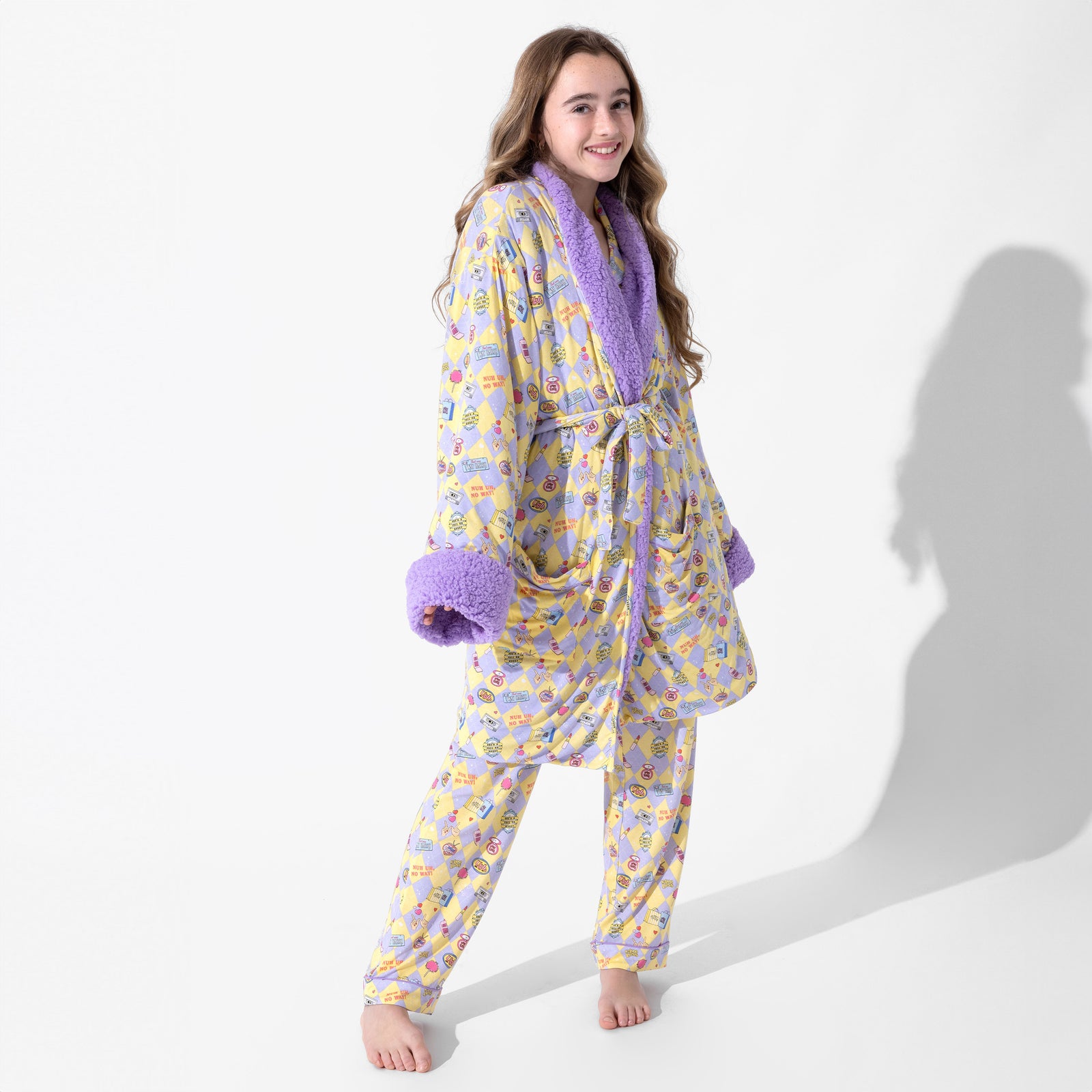 Clueless As If! Bamboo Sherpa Bathrobe