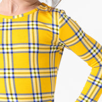 Clueless Total Betty Plaid Bamboo Kids Pajamas