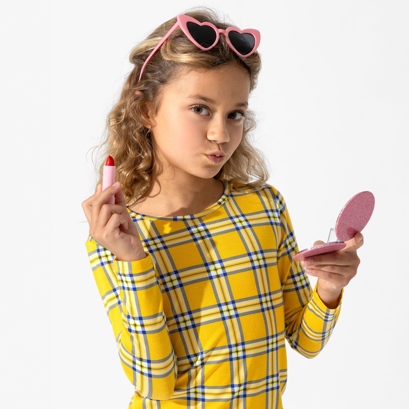 Clueless Total Betty Plaid Bamboo Kids Pajamas