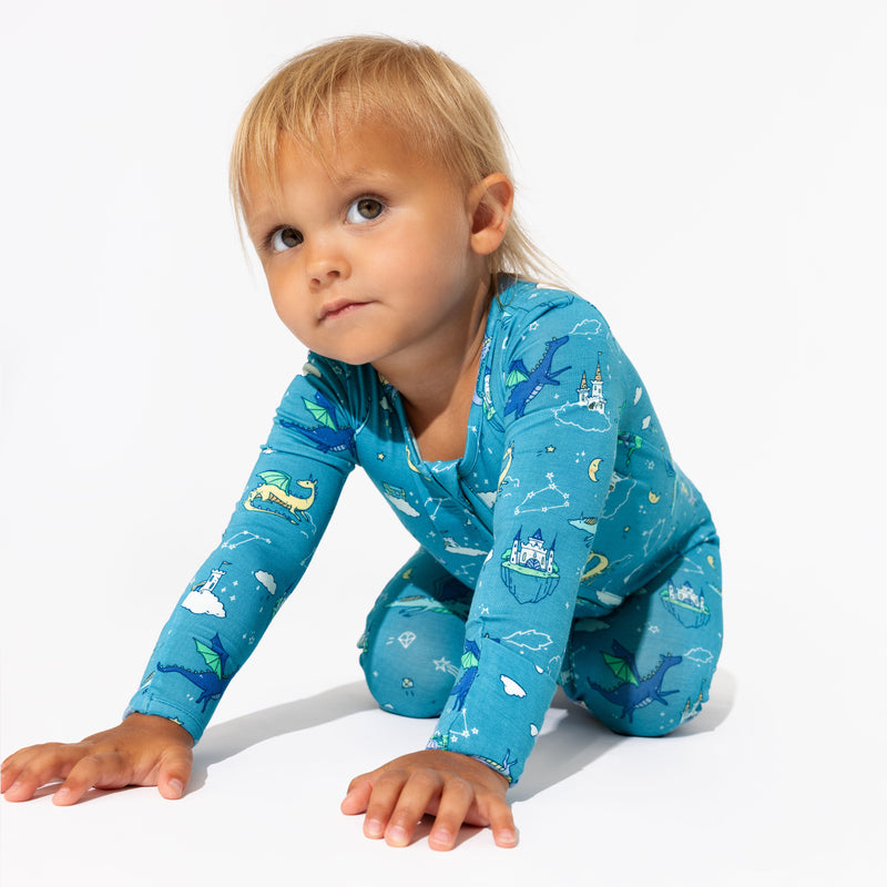 Dragon Dreams Bamboo Convertible Footie