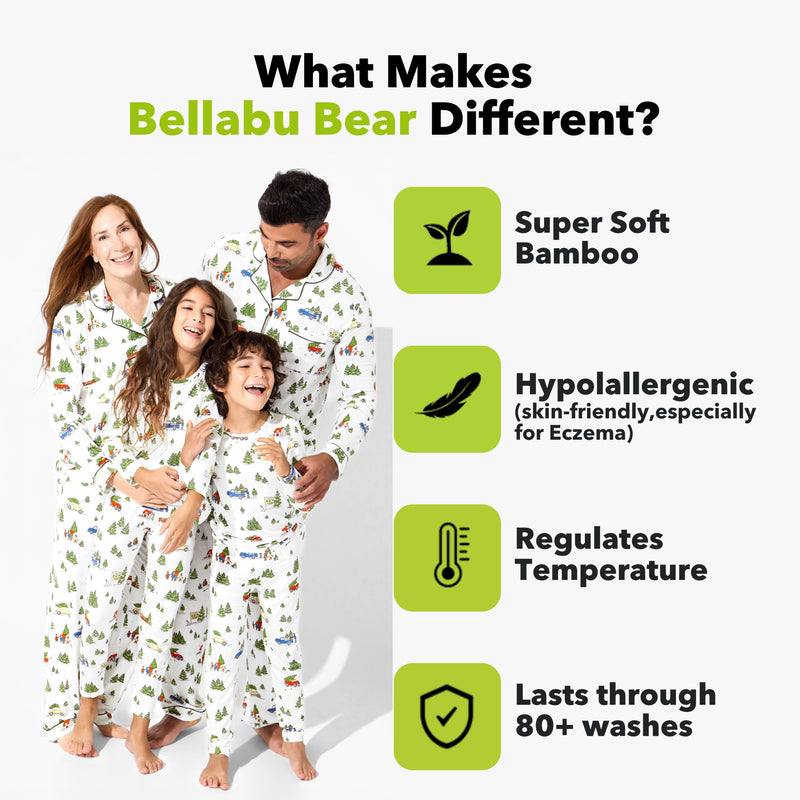 Christmas Tree Farm Bamboo Men's Pajama Set