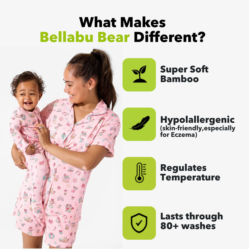 Candy Cane Lane Bamboo Sherpa Blanket