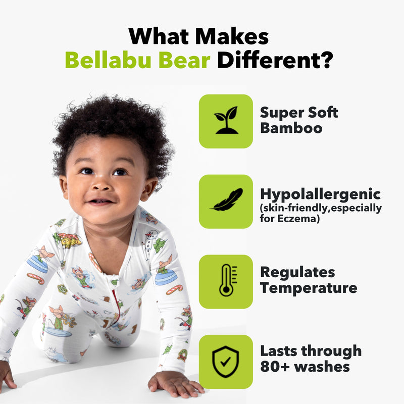 If You Give A Mouse A Cookie Christmas Bamboo Convertible Footie