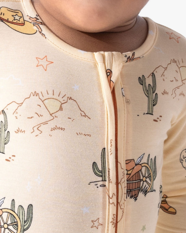 Cowboy Bamboo Convertible Footie