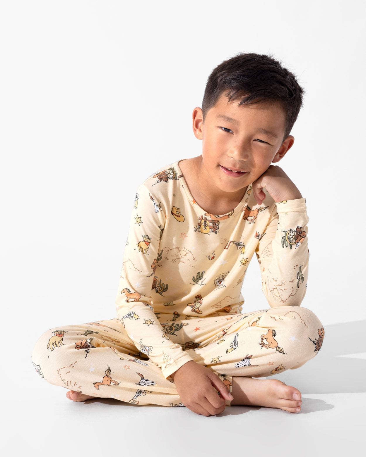 Cowboy Bamboo Kids Pajamas