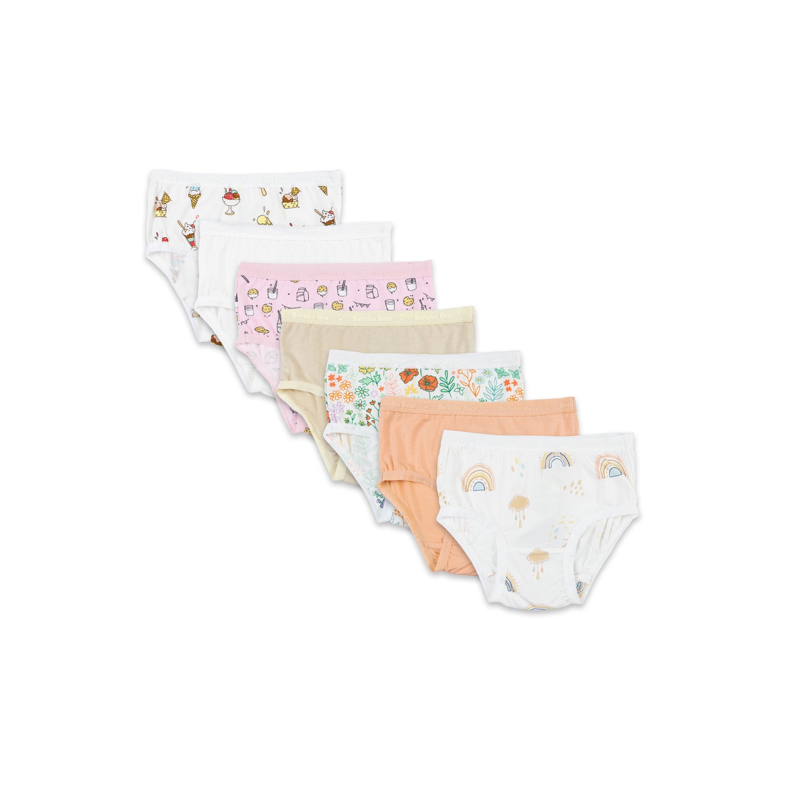 Summer Girl's Bamboo Underwear 7-Pack