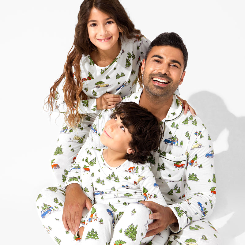 Christmas Tree Farm Bamboo Men's Pajama Set