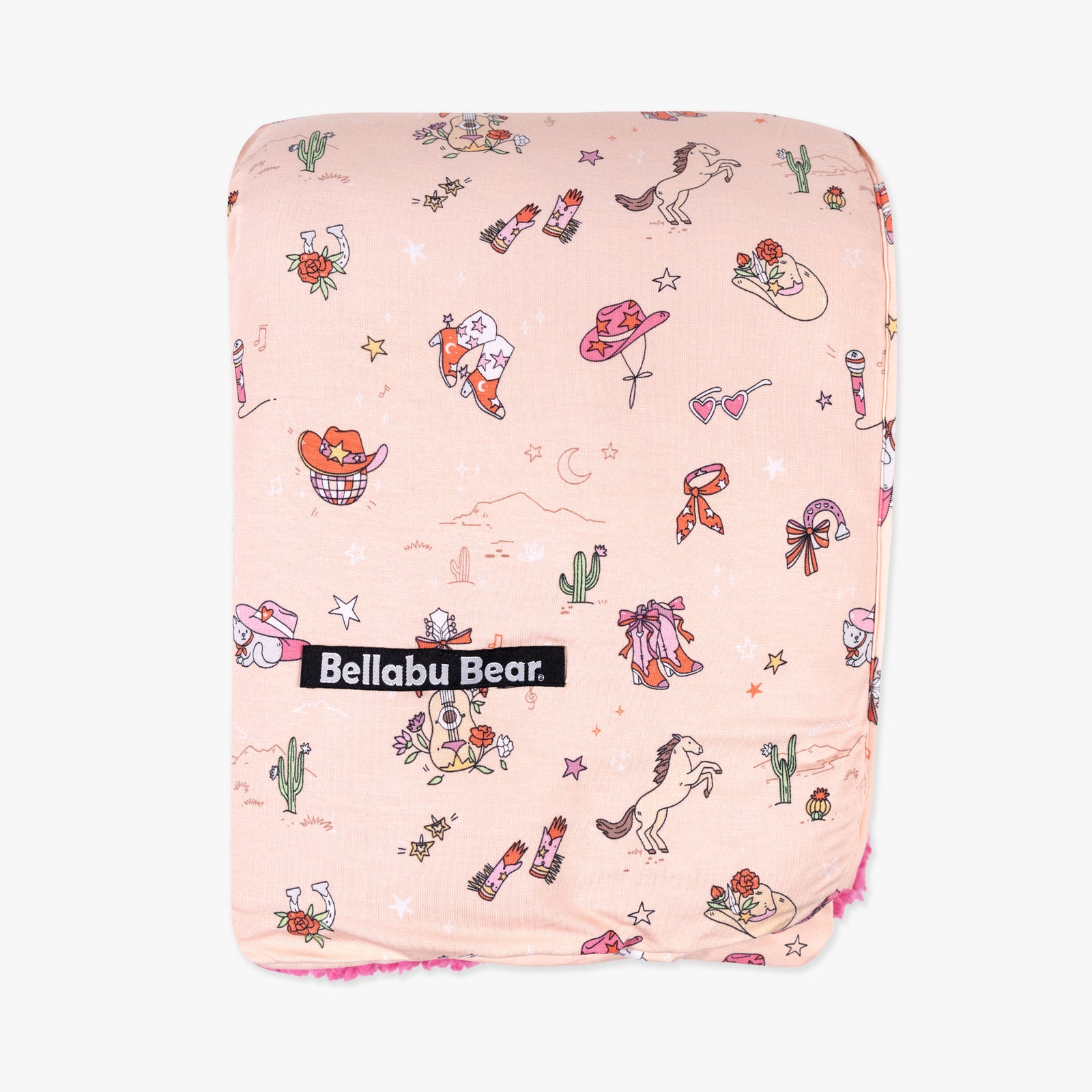 Cowgirl Bamboo Sherpa Blanket