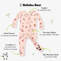 Cowgirl Bamboo Convertible Footie