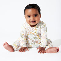 Fall Floral Bamboo Convertible Footie