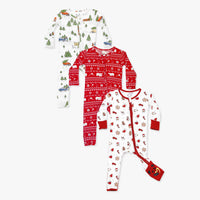 Cozy Christmas Bundle - Bamboo Convertible Footies