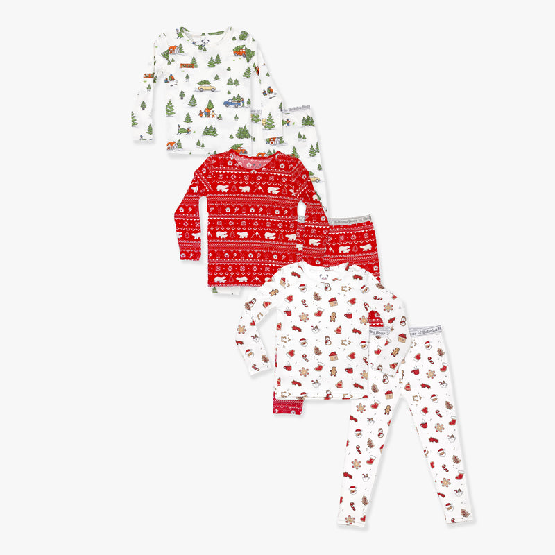 Cozy Christmas Bundle - Bamboo Kids Pajamas