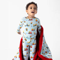 Merry Minions Holiday Bamboo Sherpa Blanket