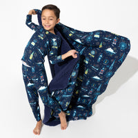 New Year's Worldwide Countdown Bamboo Kids Pajamas