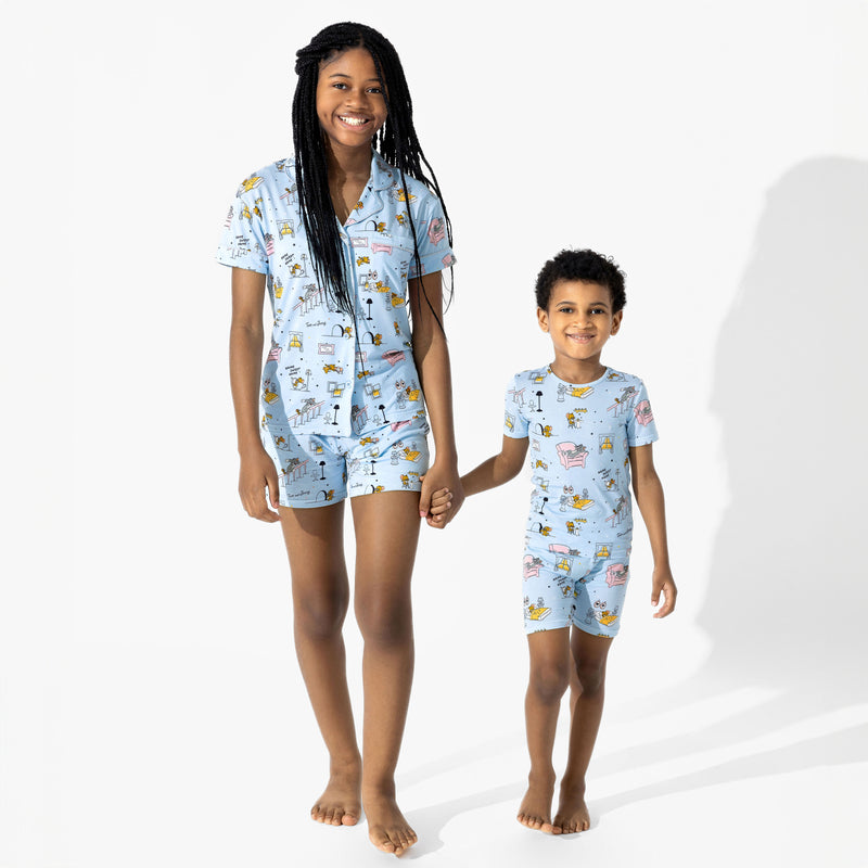 Tom & Jerry: Home Sweet Home Bamboo Kids Short Set