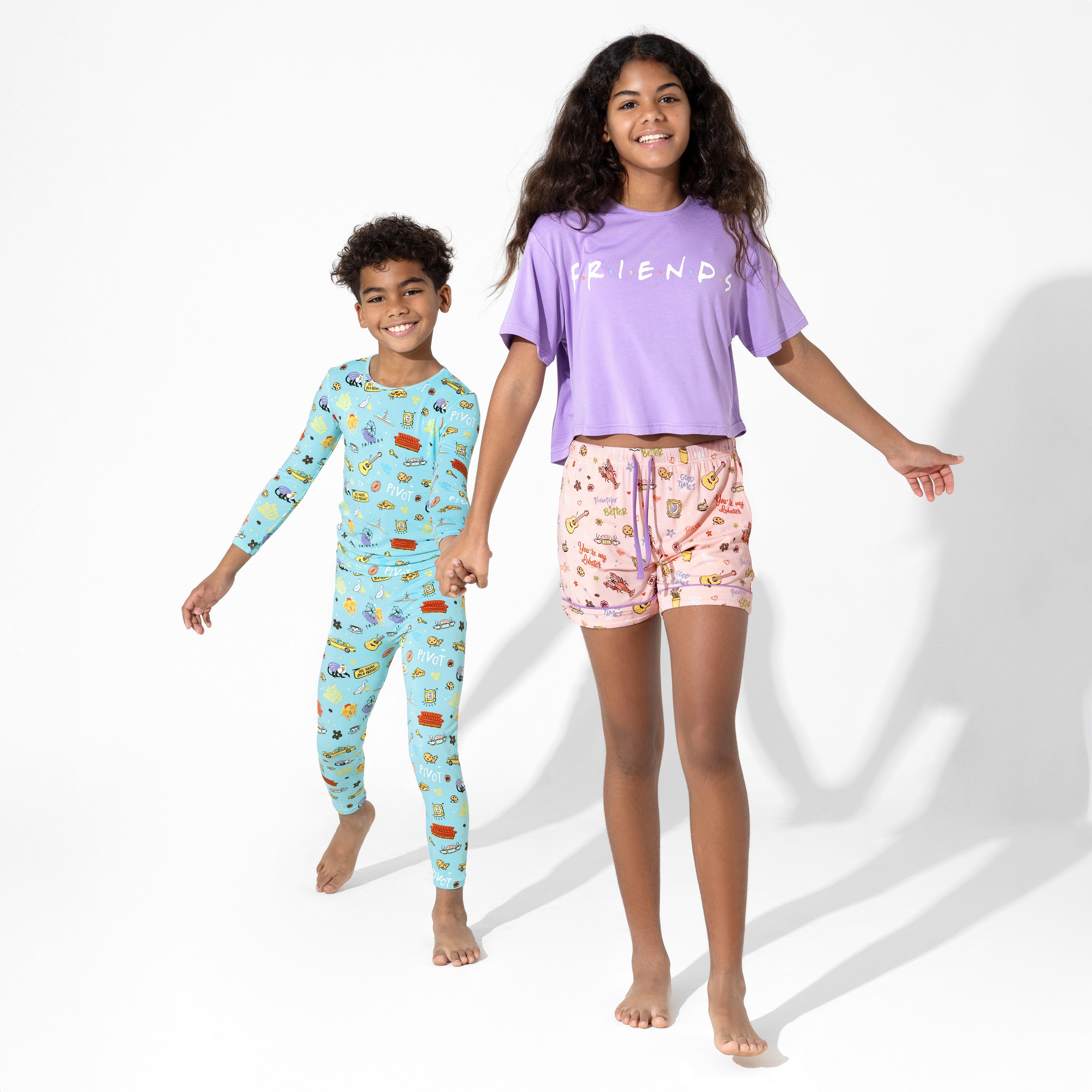 Central Perk FRIENDS Bamboo Kids Pajamas: Soft, Eco-Friendly Fun
