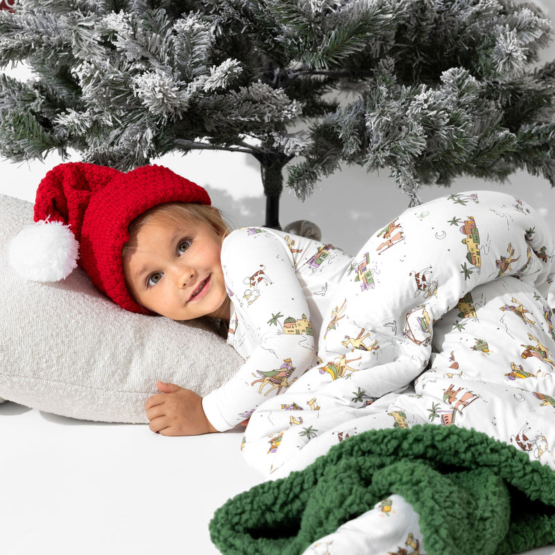 Holy Night Bamboo Sherpa Blanket