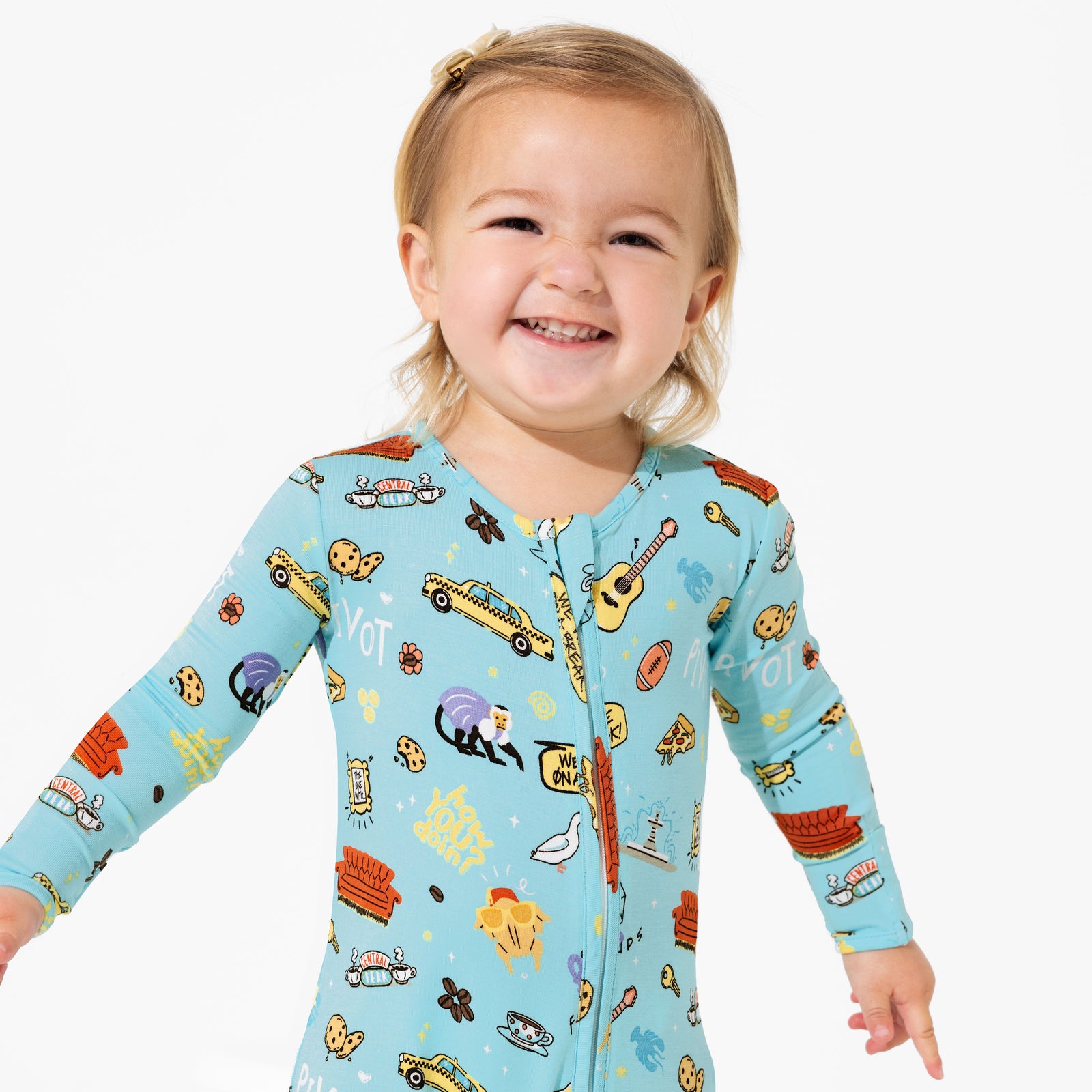 FRIENDS™: Central Perk Bamboo Convertible Footie