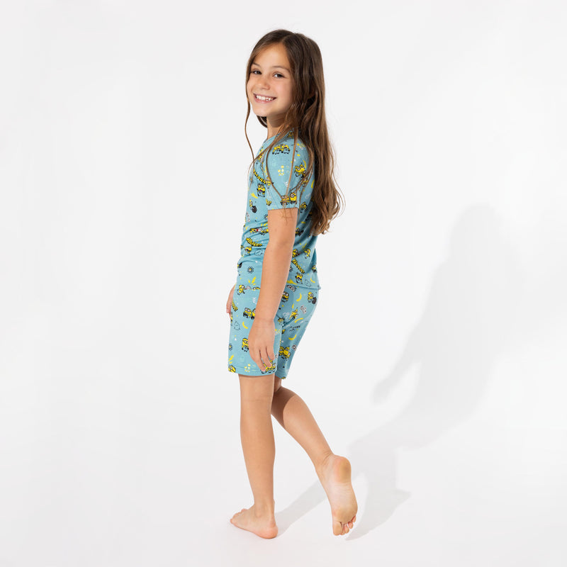 Minions Bello Banana Bamboo Kids Pajama Short Set