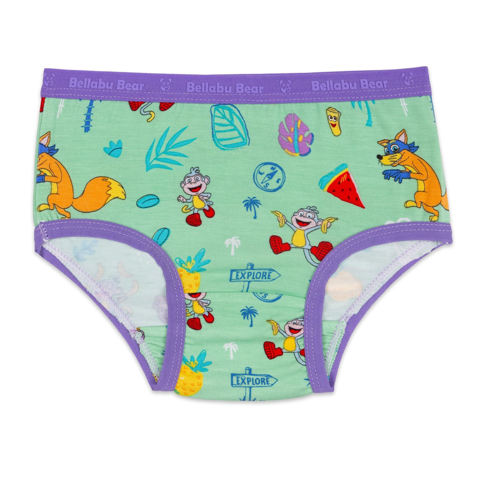 Dora: The Explorer Bamboo Girls' Underwear 7-Pack
