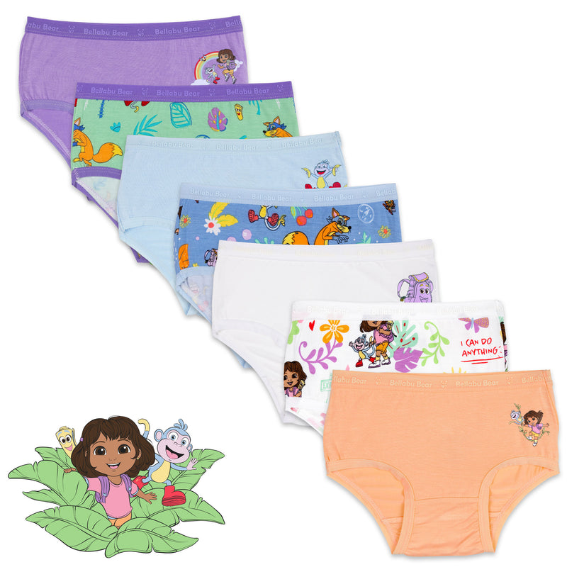 Dora: The Explorer Bamboo Girls' Underwear 7-Pack