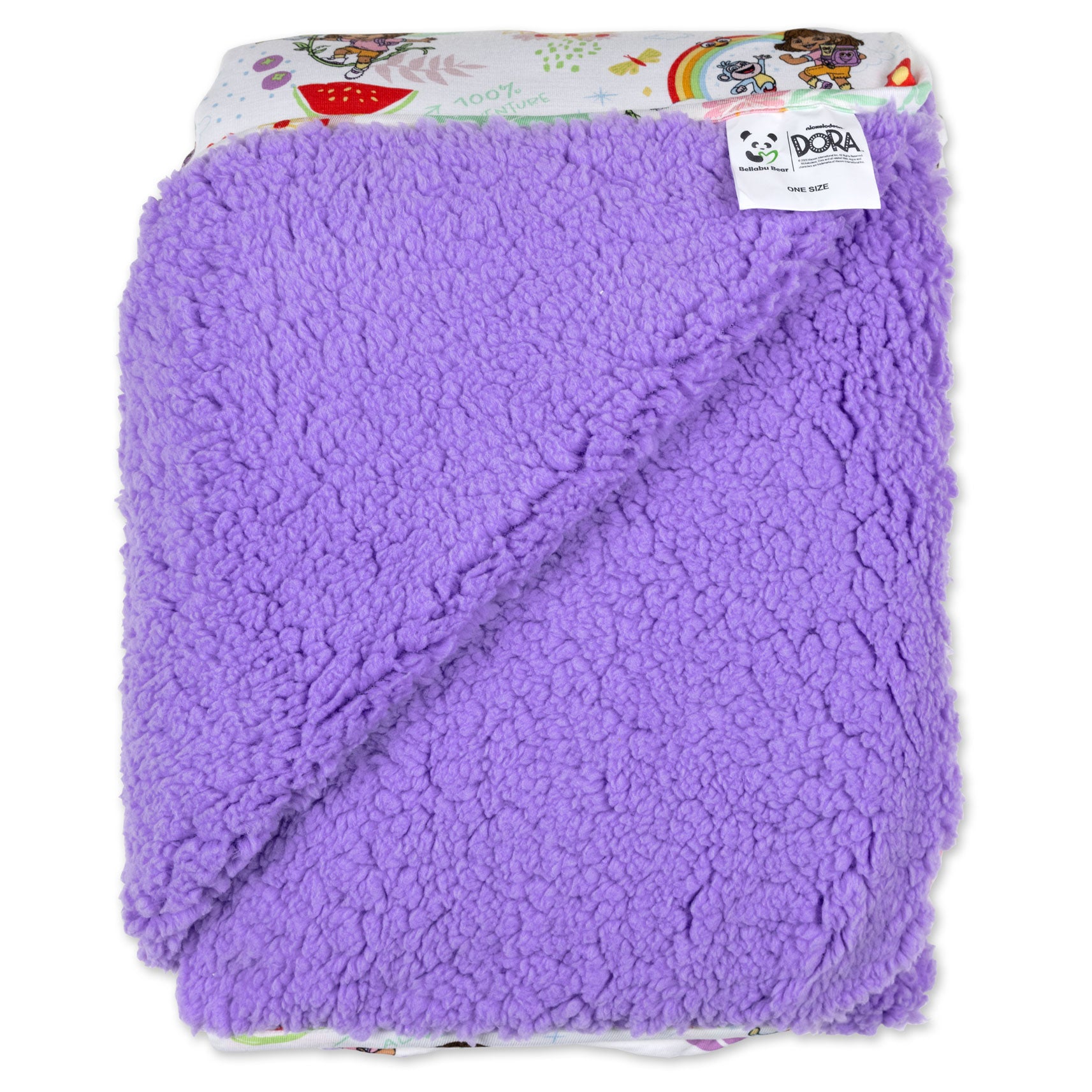 Dora: Tropical Dreams Bamboo Sherpa Blanket - Cozy & Playful